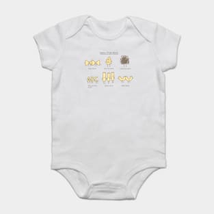 know your pasta Baby Bodysuit